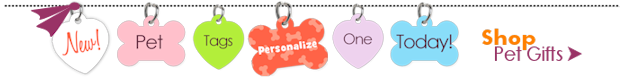 New pet tags personalize one today! - Shop Pet Gifts